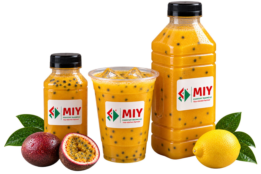 Passion Fruit and Lemon Juice