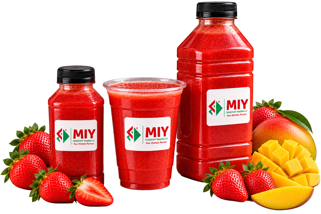 Mango and Strawberry Juice