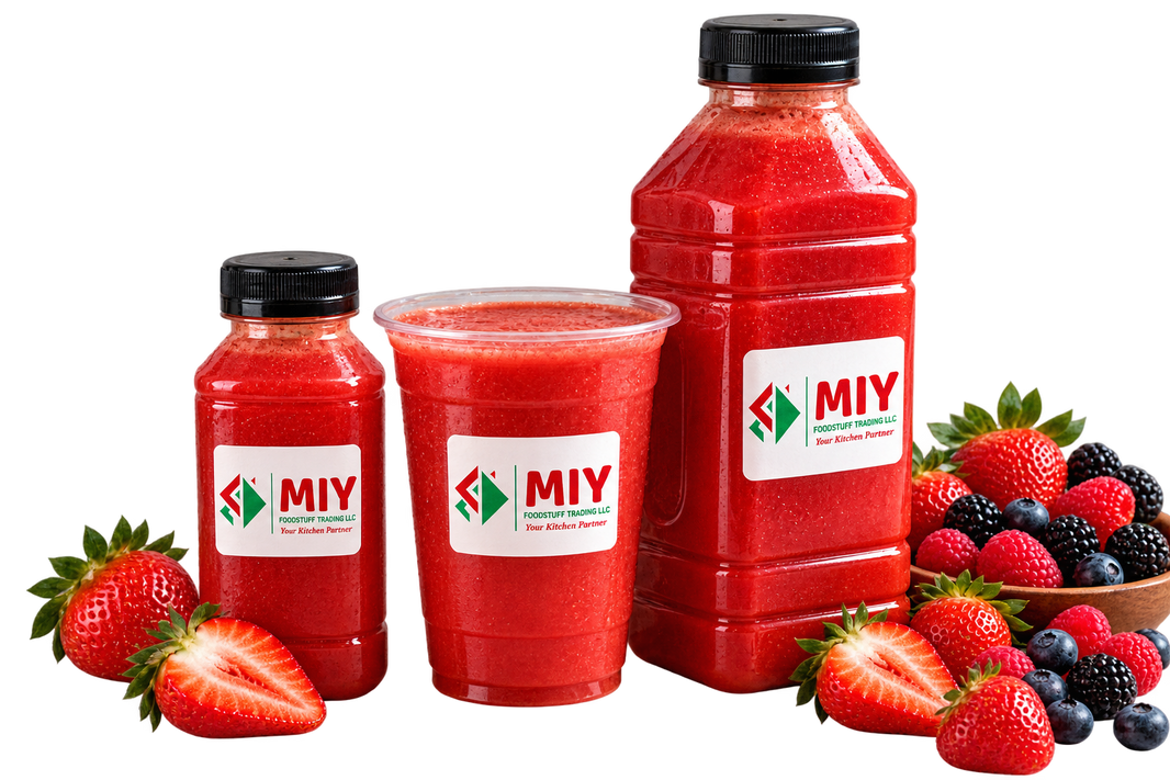 Berries and Strawberry Juice