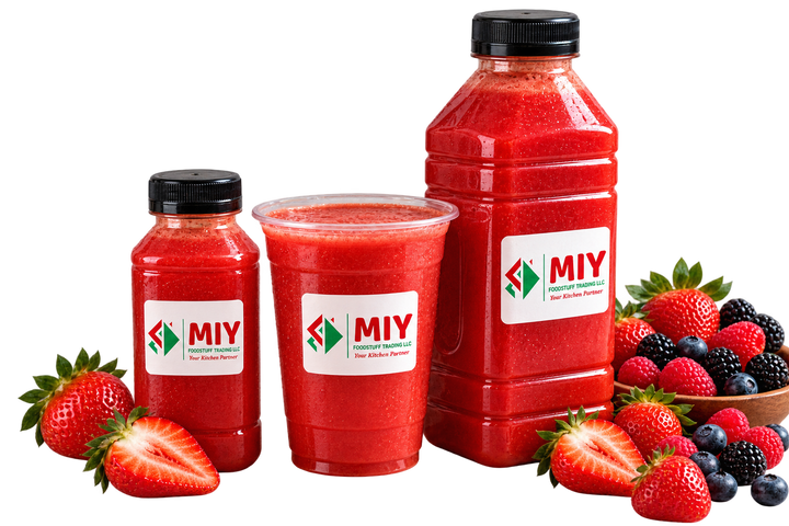 Berries and Strawberry Juice